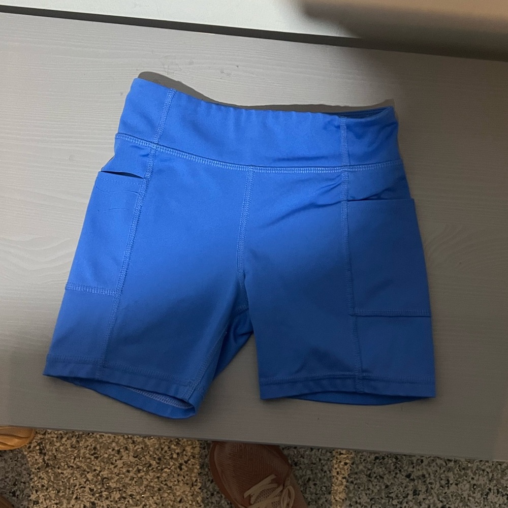 Primary Vibrant Blue Bike Shorts